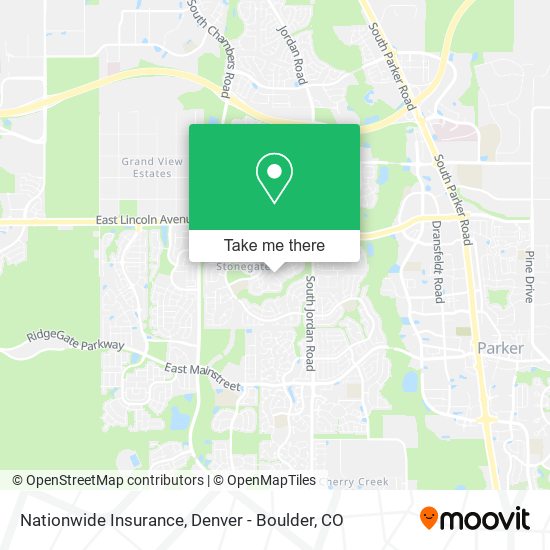 Mapa de Nationwide Insurance