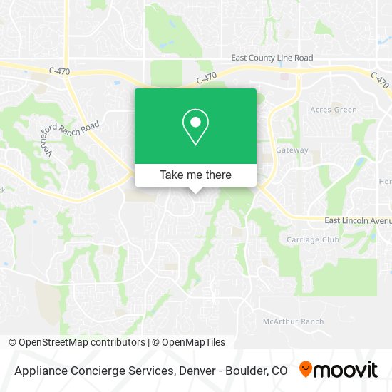 Appliance Concierge Services map