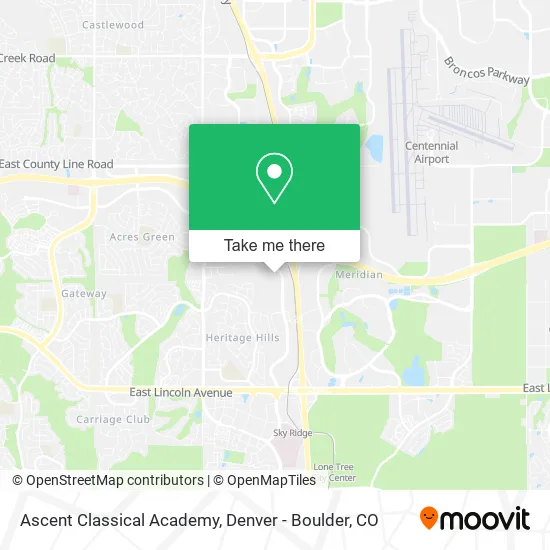 Ascent Classical Academy map