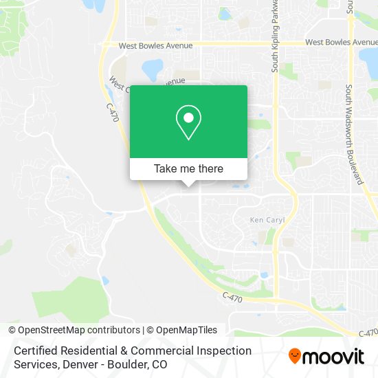 Certified Residential & Commercial Inspection Services map