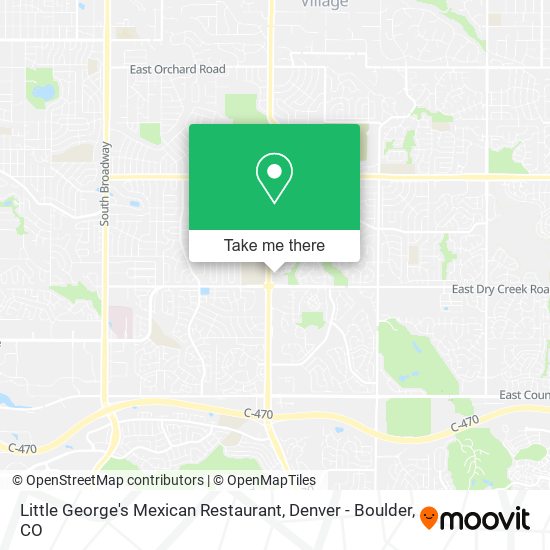 Mapa de Little George's Mexican Restaurant