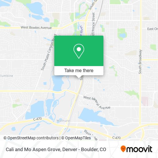 Cali and Mo Aspen Grove map