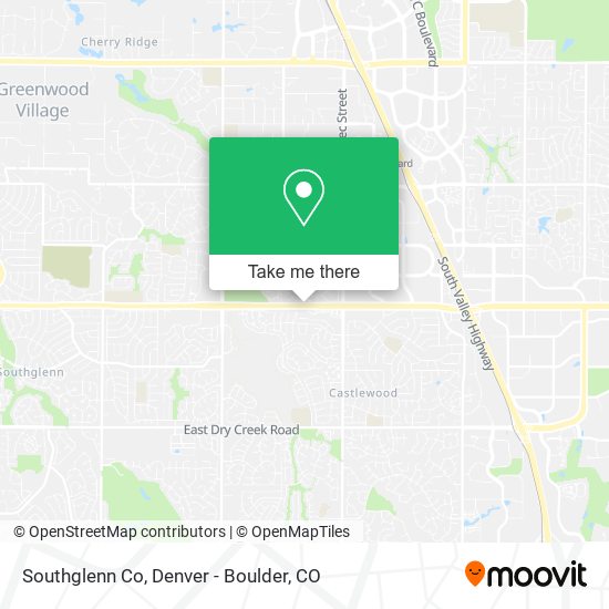 Southglenn Co map