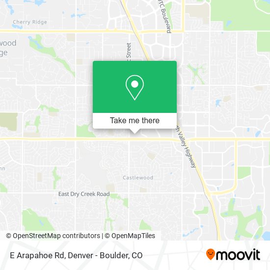 Mapa de E Arapahoe Rd