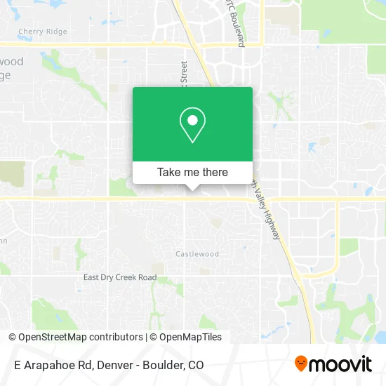 Mapa de E Arapahoe Rd