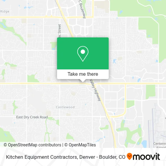 Kitchen Equipment Contractors map