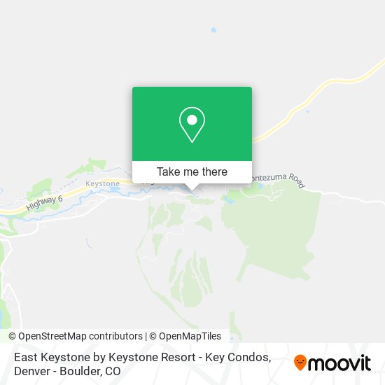 East Keystone by Keystone Resort - Key Condos map