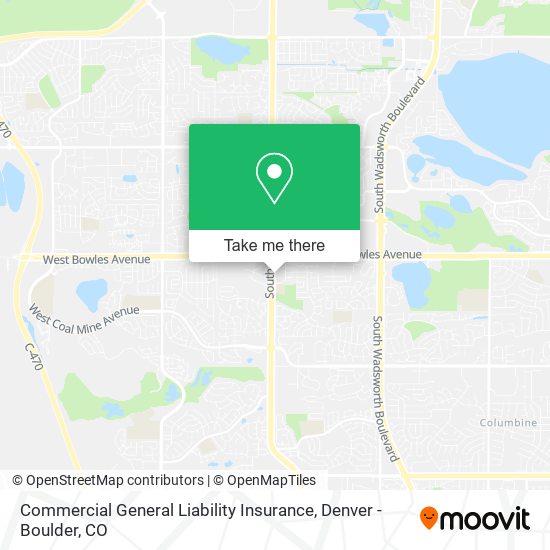 Commercial General Liability Insurance map