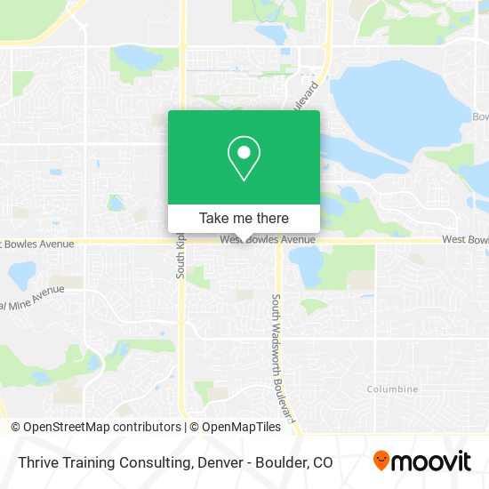 Thrive Training Consulting map