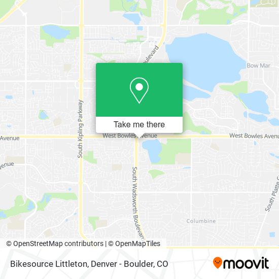 Mapa de Bikesource Littleton