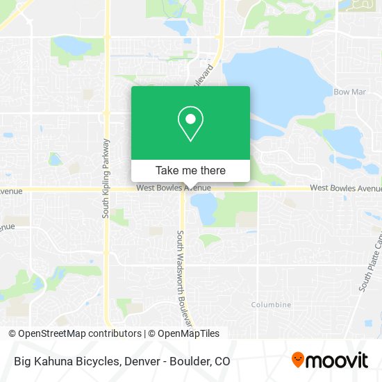 Big Kahuna Bicycles map