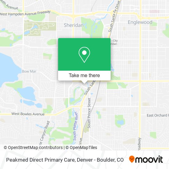 Peakmed Direct Primary Care map