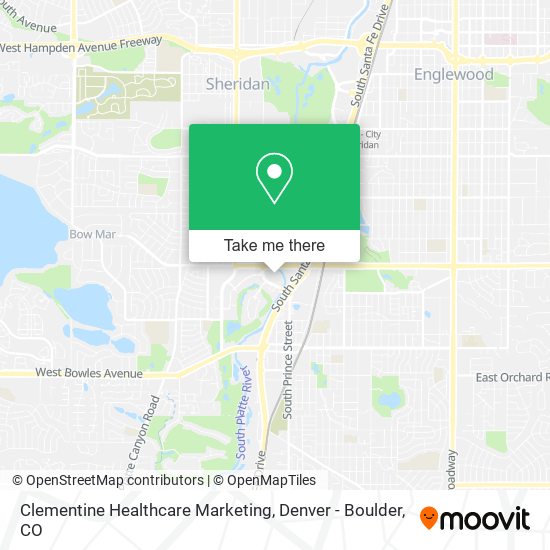 Mapa de Clementine Healthcare Marketing