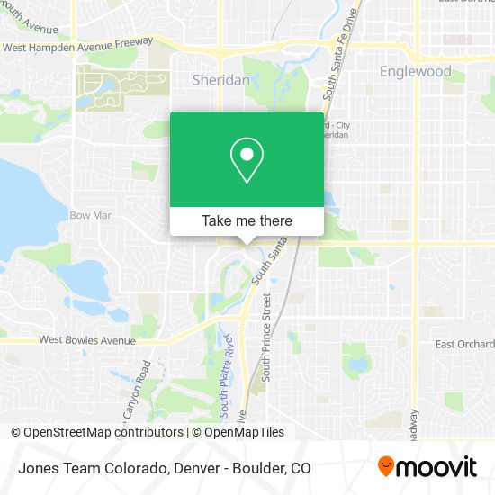 Jones Team Colorado map