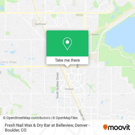 Mapa de Fresh Nail Wax & Dry Bar at Belleview