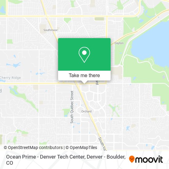 Ocean Prime - Denver Tech Center map