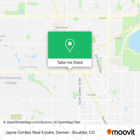 Jayne Cordes Real Estate map