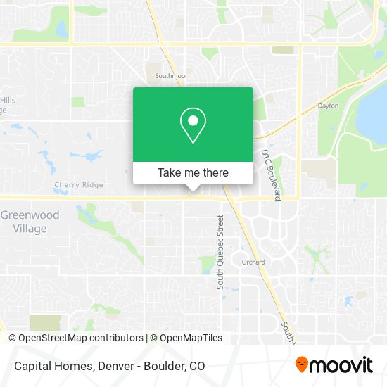 Capital Homes map