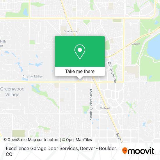 Excellence Garage Door Services map