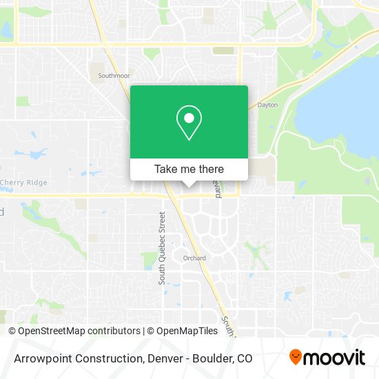 Mapa de Arrowpoint Construction