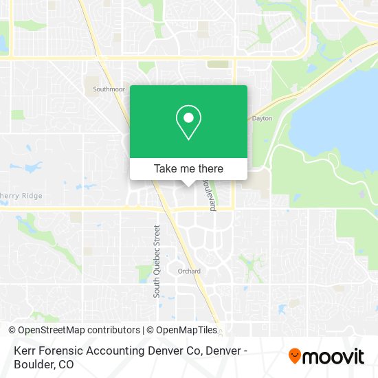 Mapa de Kerr Forensic Accounting Denver Co