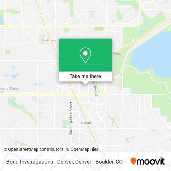 Mapa de Bond Investigations - Denver
