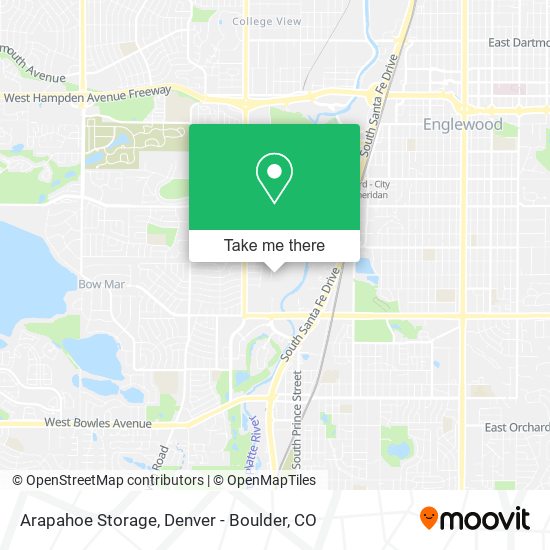 Arapahoe Storage map