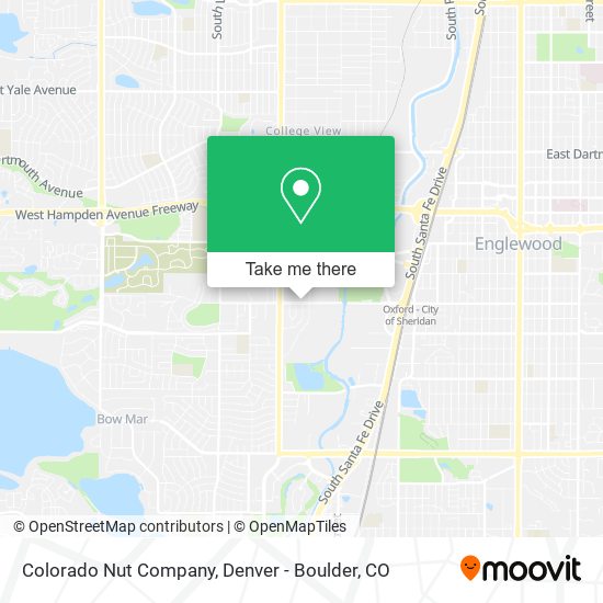 Colorado Nut Company map