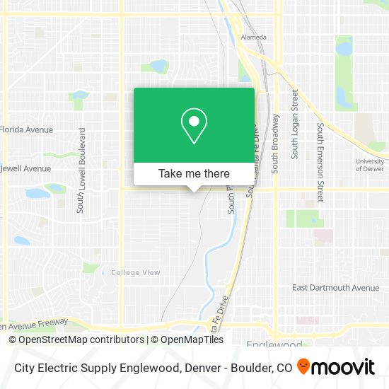 Mapa de City Electric Supply Englewood