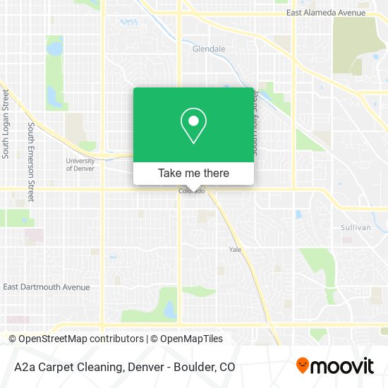 A2a Carpet Cleaning map