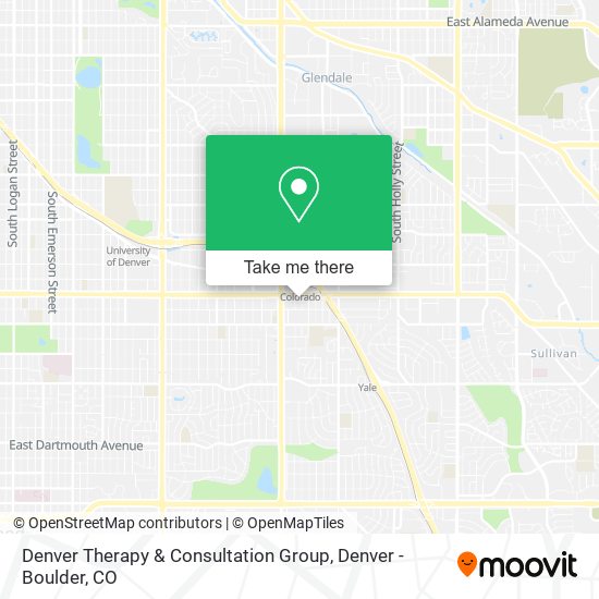 Denver Therapy & Consultation Group map
