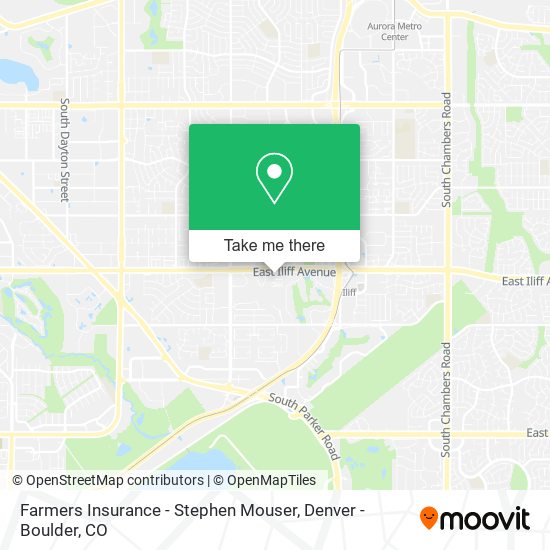 Farmers Insurance - Stephen Mouser map