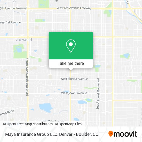 Maya Insurance Group LLC map