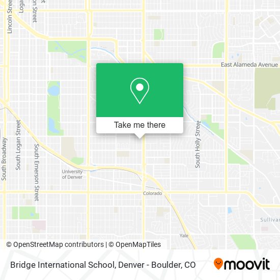 Bridge International School map