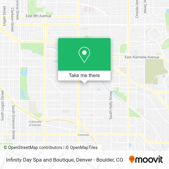 Infinity Day Spa and Boutique map