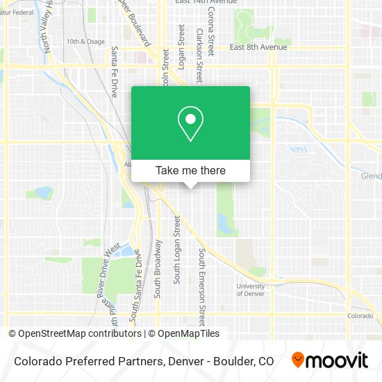 Colorado Preferred Partners map