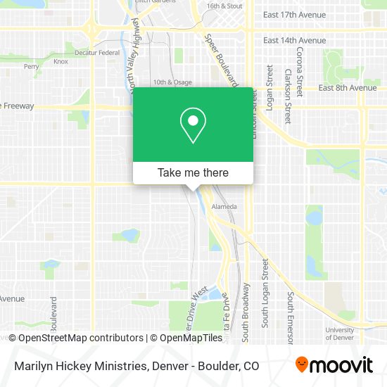 Marilyn Hickey Ministries map