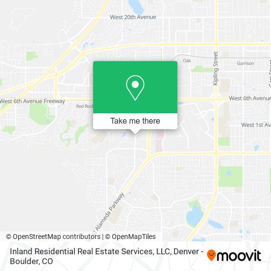 Mapa de Inland Residential Real Estate Services, LLC