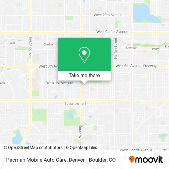 Pacman Mobile Auto Care map