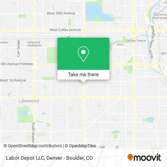Labor Depot LLC map