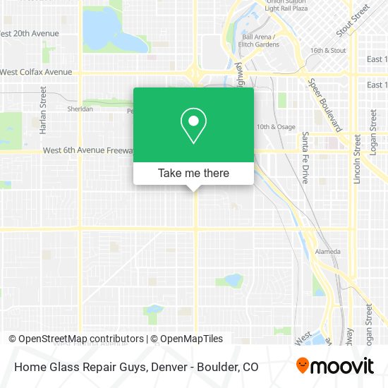 Home Glass Repair Guys map