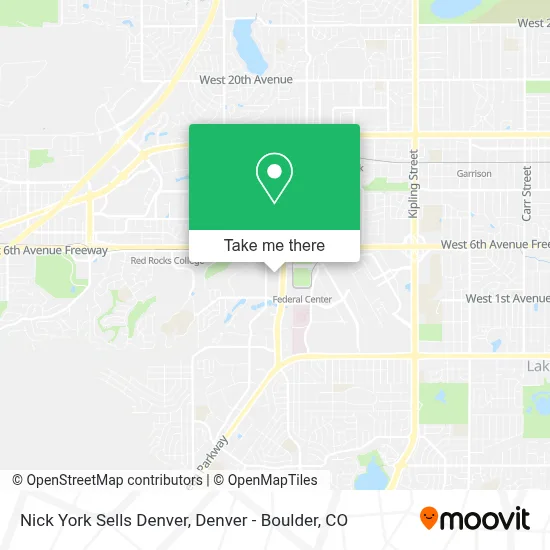 Nick York Sells Denver map