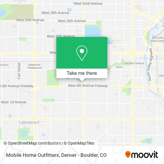 Mobile Home Outfitters map