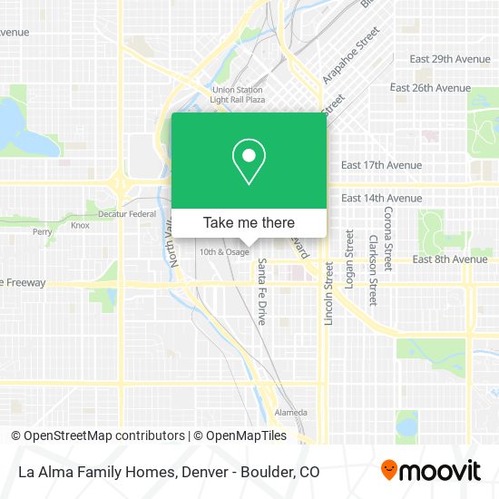 La Alma Family Homes map