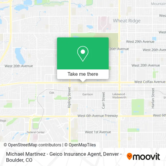 Michael Martinez - Geico Insurance Agent map