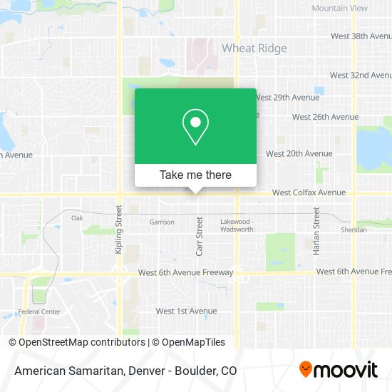 American Samaritan map