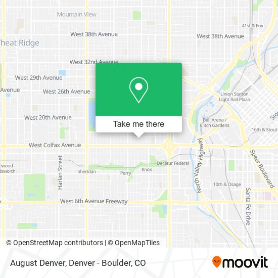Mapa de August Denver