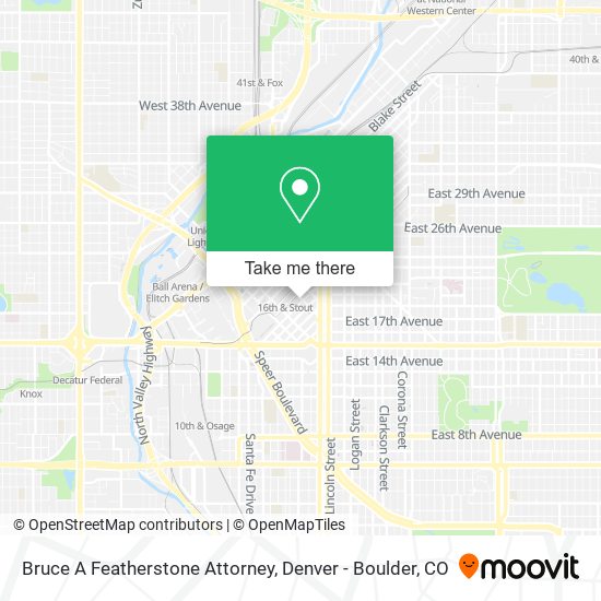Mapa de Bruce A Featherstone Attorney