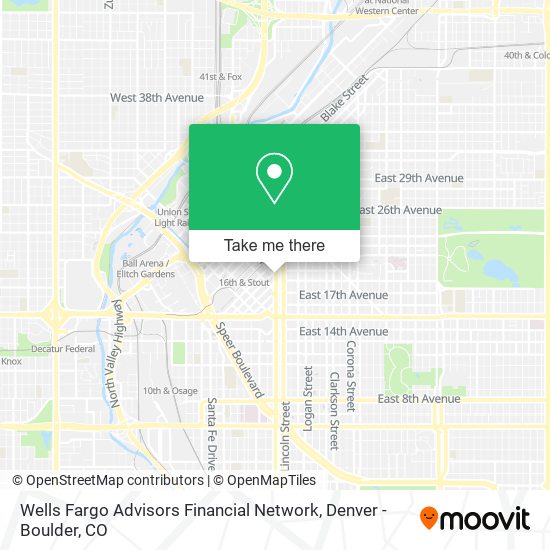 Wells Fargo Advisors Financial Network map