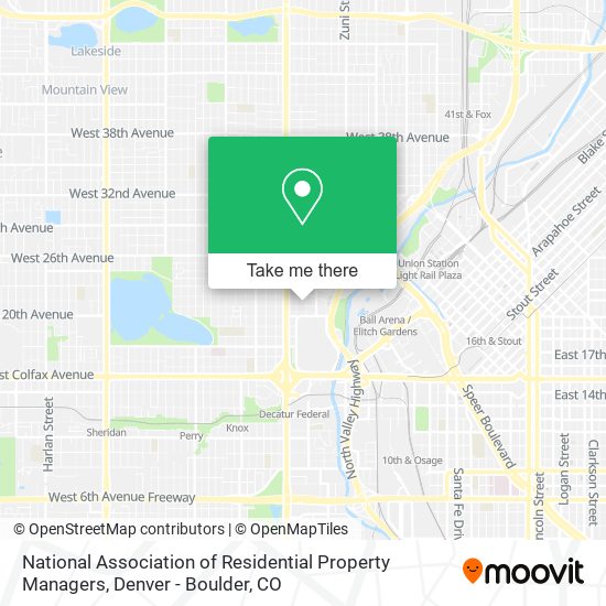 Mapa de National Association of Residential Property Managers